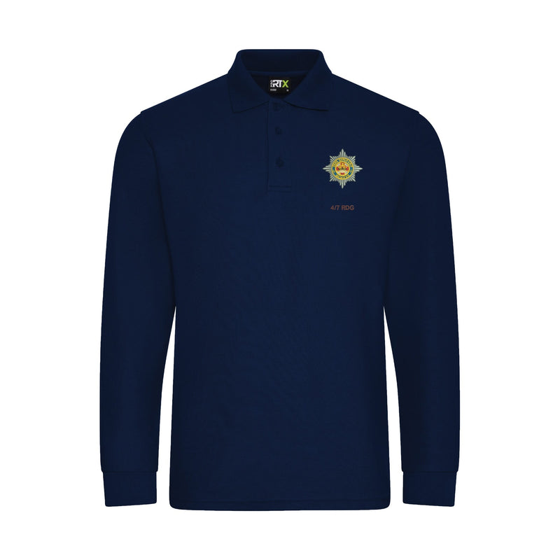 4th/7th Royal Dragoon Guards Long Sleeve Polo Shirt