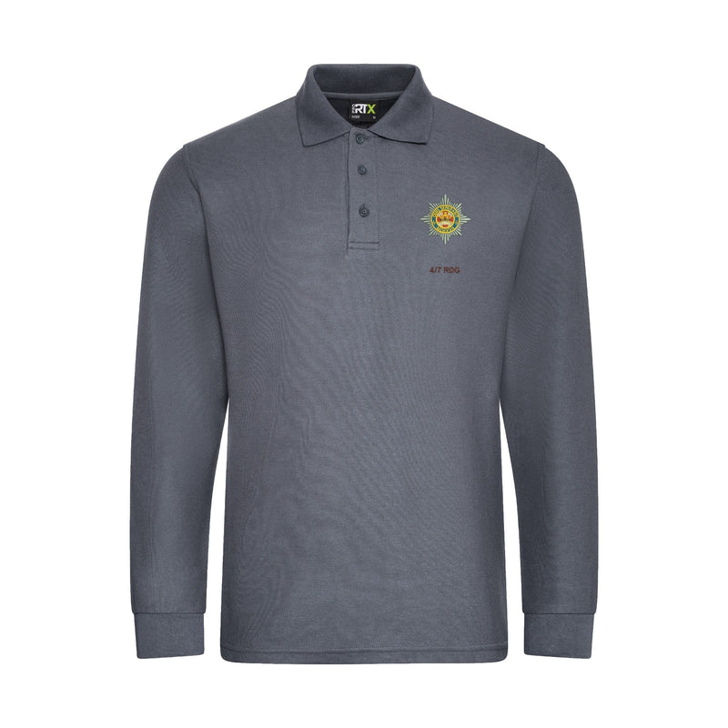 4th/7th Royal Dragoon Guards Long Sleeve Polo Shirt