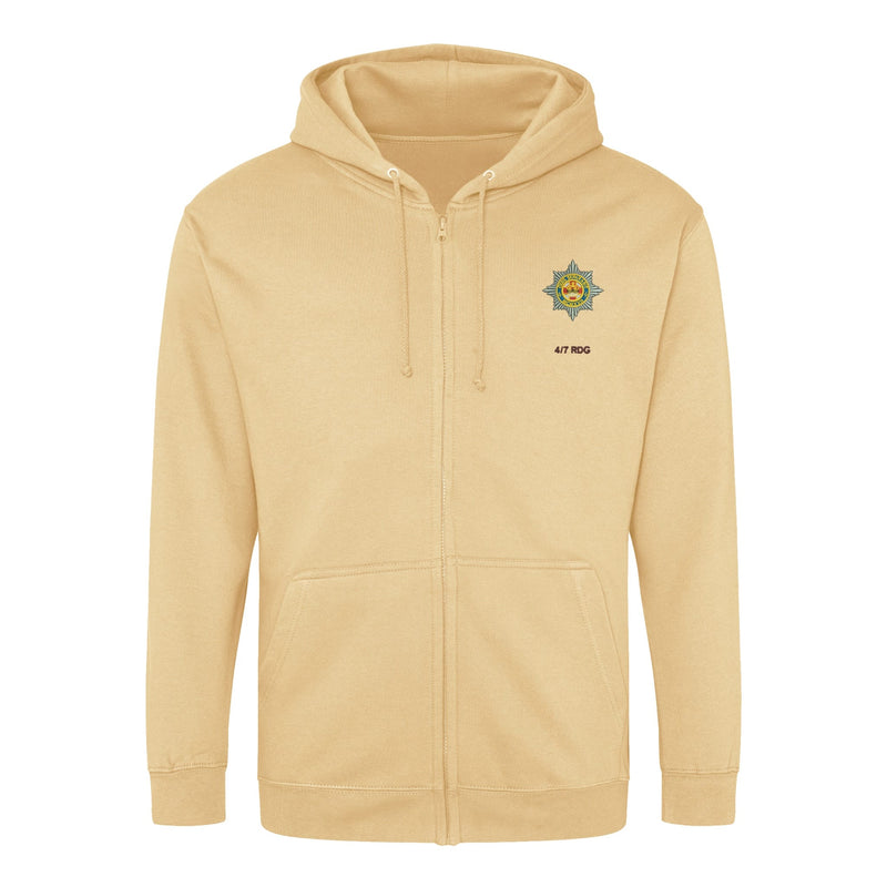 4th/7th Royal Dragoon Guards Zipped Hoodie