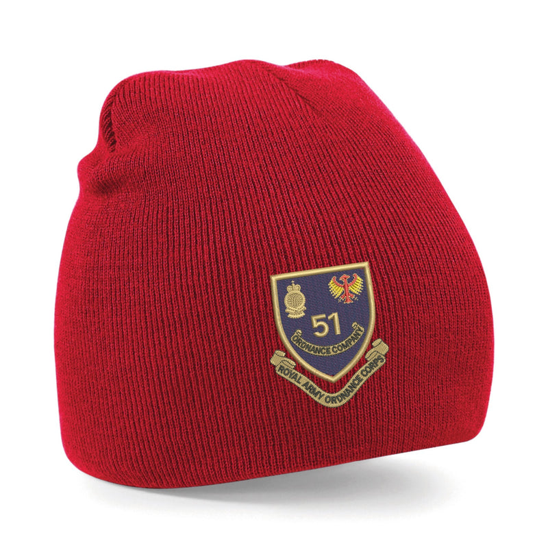 51 Ordnance Company - Royal Army Ordnance Corps Beanie Hat