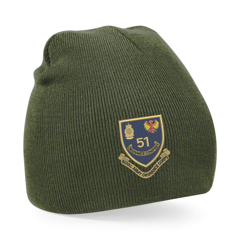 51 Ordnance Company - Royal Army Ordnance Corps Beanie Hat