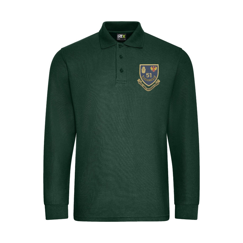 51 Ordnance Company - Royal Army Ordnance Corps Long Sleeve Polo Shirt