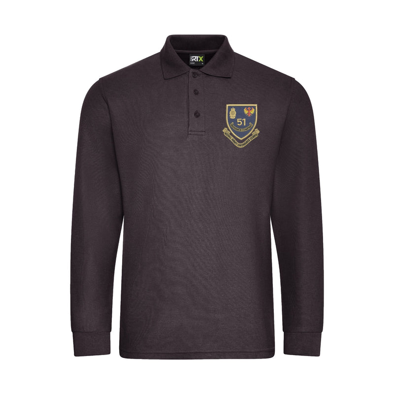 51 Ordnance Company - Royal Army Ordnance Corps Long Sleeve Polo Shirt