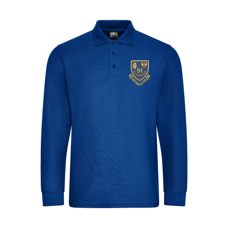 51 Ordnance Company - Royal Army Ordnance Corps Long Sleeve Polo Shirt