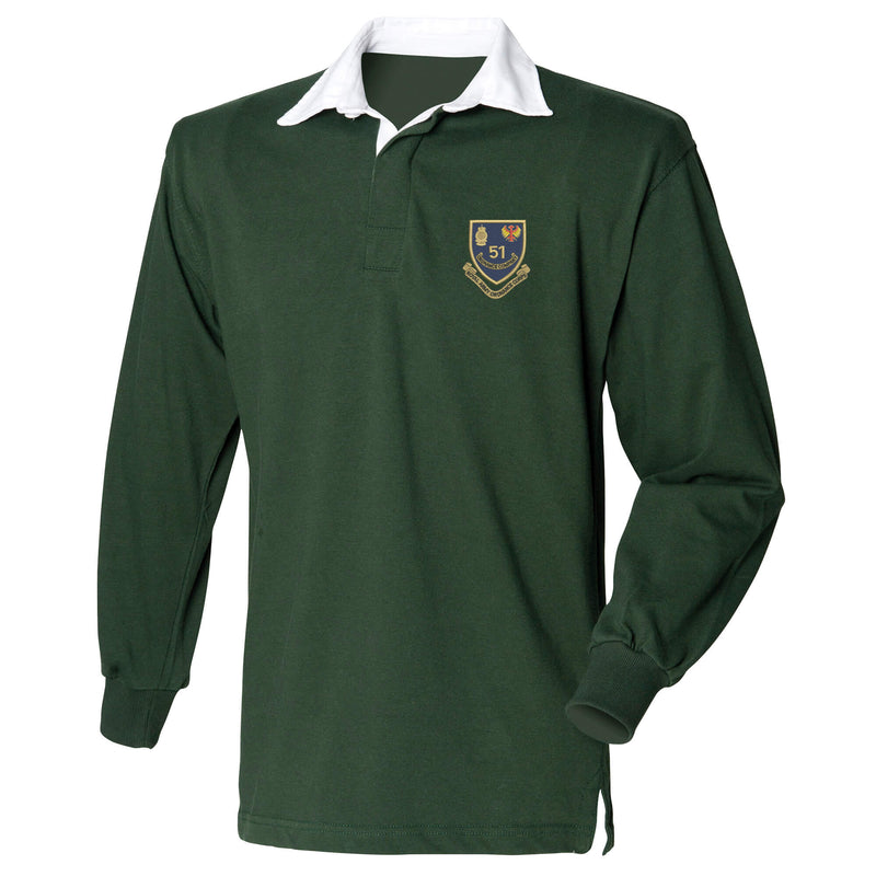 51 Ordnance Company - Royal Army Ordnance Corps Front Row Long Sleeve Rugby Shirt