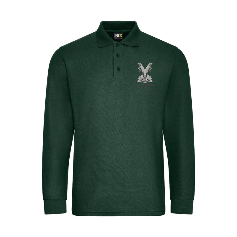 51st Highland Division Long Sleeve Polo Shirt