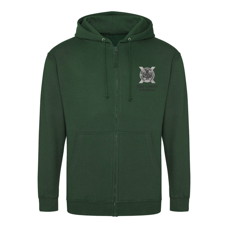 52nd Lowland Volunteers Zipped Hoodie