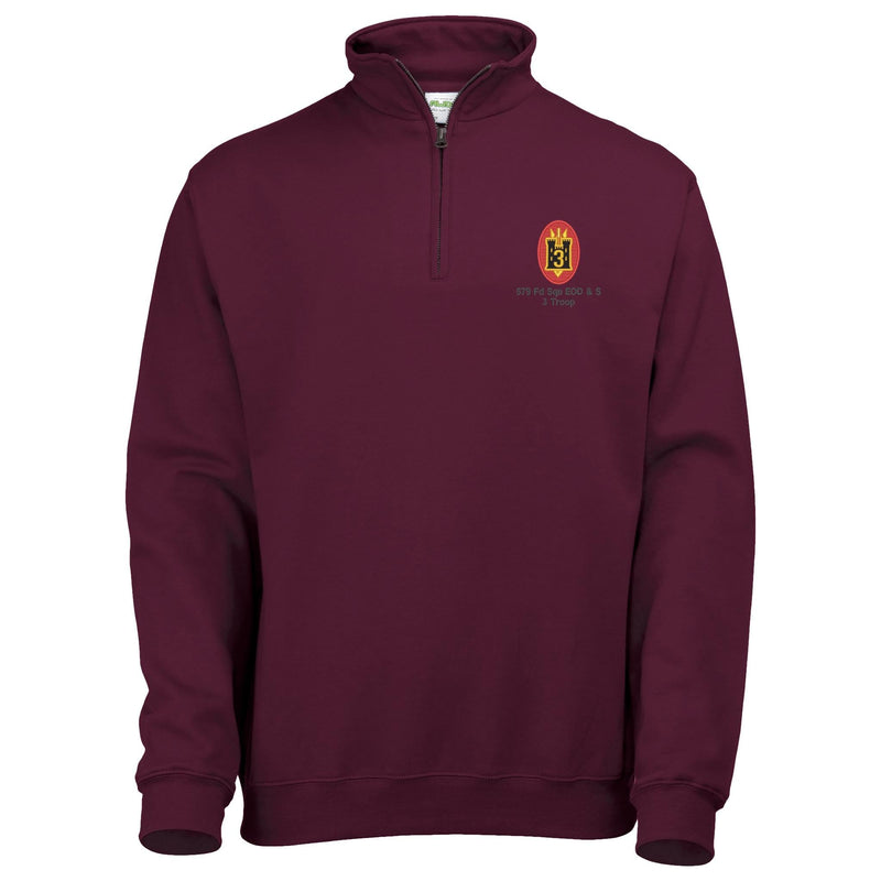 579 Fd Sqn EOD & S 3 Troop 1/4 Zip Sweatshirt