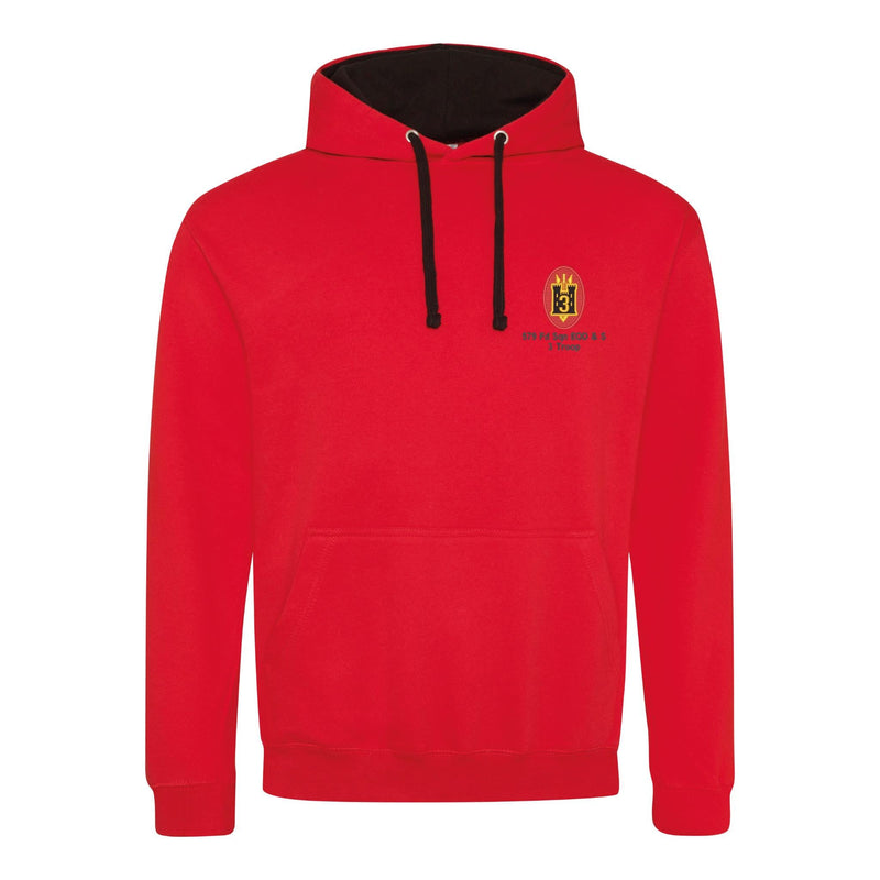 579 Fd Sqn EOD & S 3 Troop Varsity Contrast Hoodie
