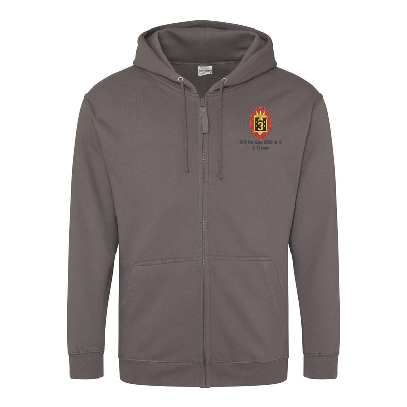 579 Fd Sqn EOD & S 3 Troop Zipped Hoodie