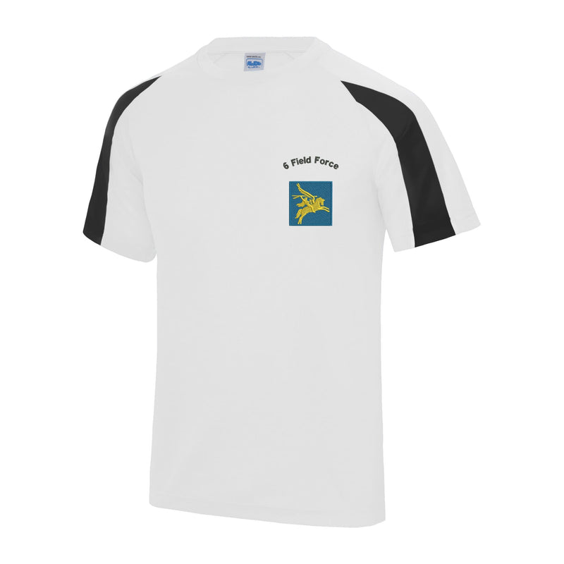 6 Field Force Contrast Polyester T-Shirt