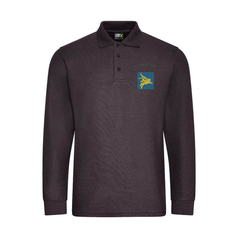 6 Field Force Long Sleeve Polo Shirt