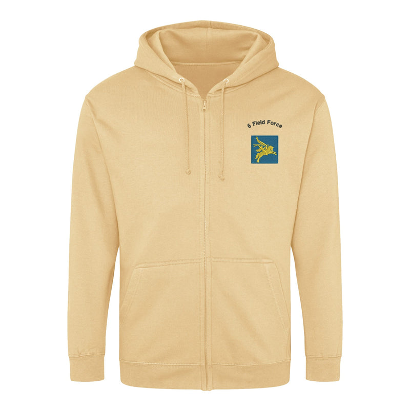 6 Field Force Zipped Hoodie