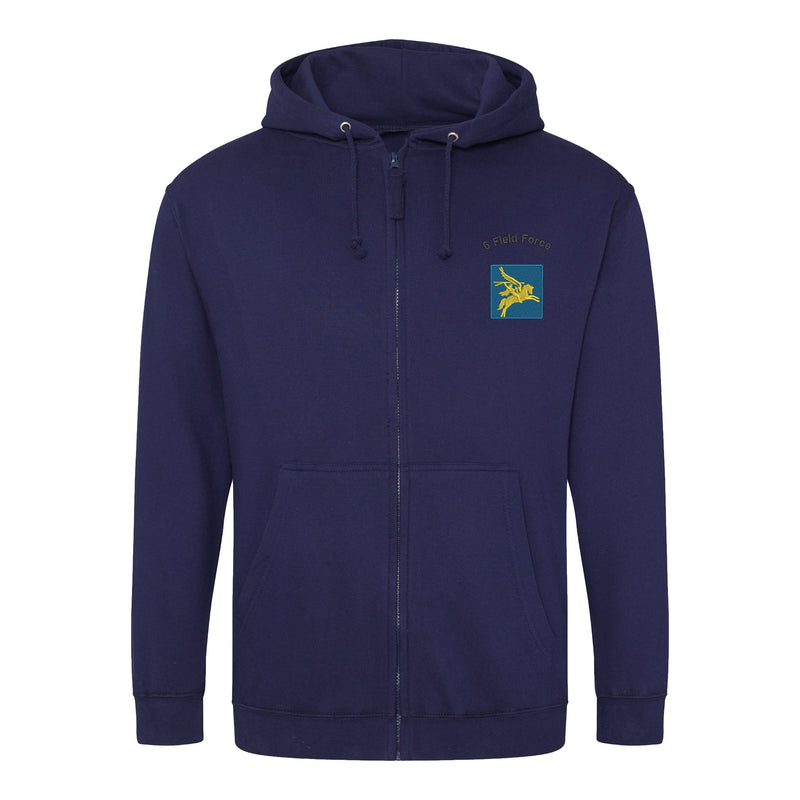 6 Field Force Zipped Hoodie