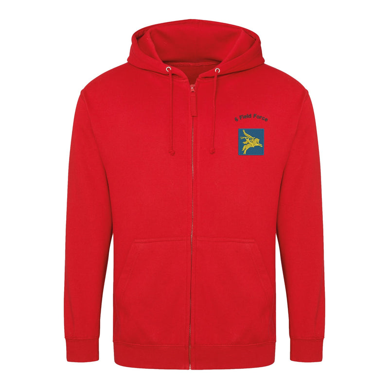 6 Field Force Zipped Hoodie