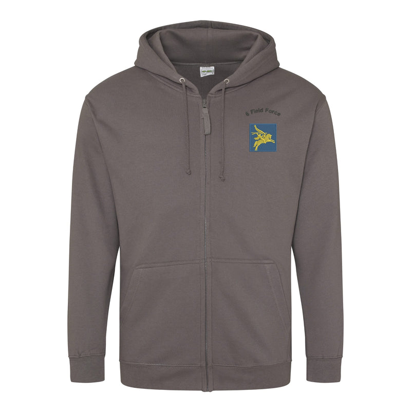 6 Field Force Zipped Hoodie