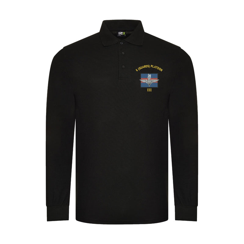 6 (Guards) Platoon Long Sleeve Polo Shirt