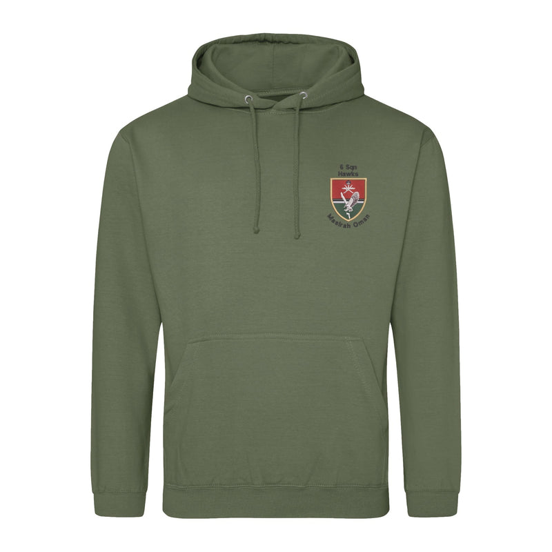 6 Sqn Hawks Masirah Oman Hoodie