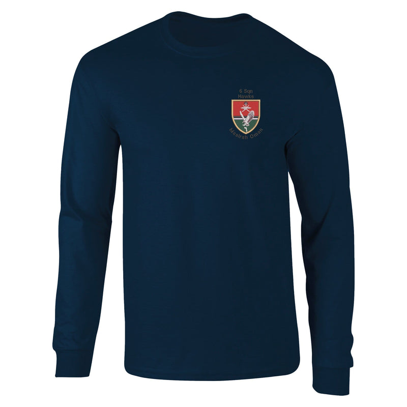 6 Sqn Hawks Masirah Oman Long Sleeve T-Shirt