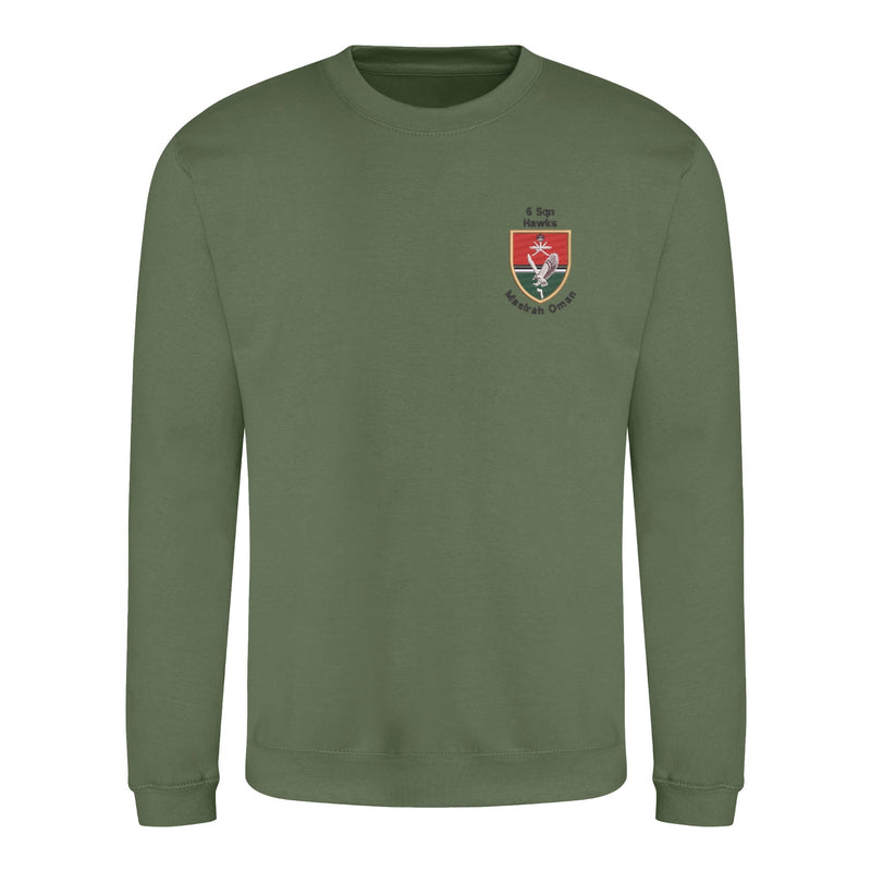 6 Sqn Hawks Masirah Oman Sweatshirt