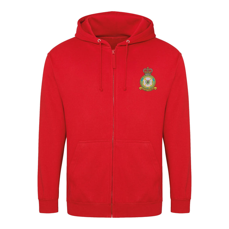 612 Squadron RAuxAF Zipped Hoodie