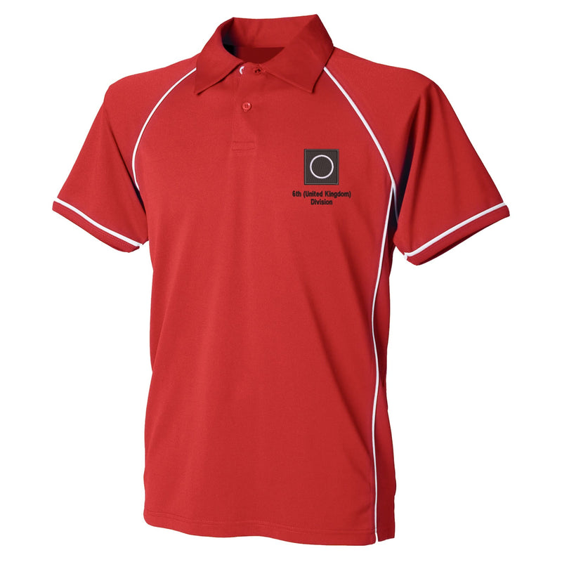 6th (United Kingdom) Division Performance Polo