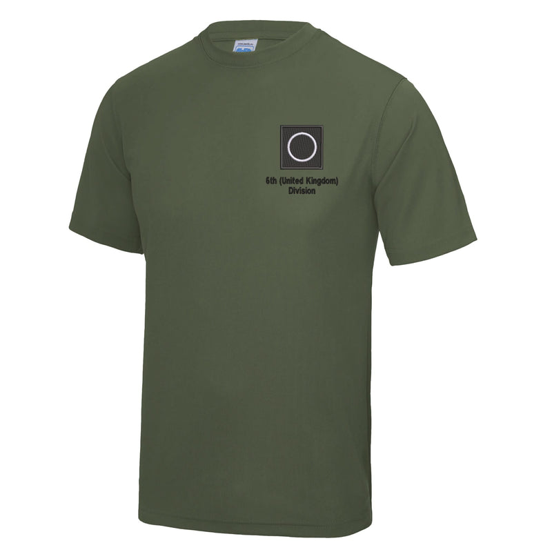 6th (United Kingdom) Division Polyester T-Shirt
