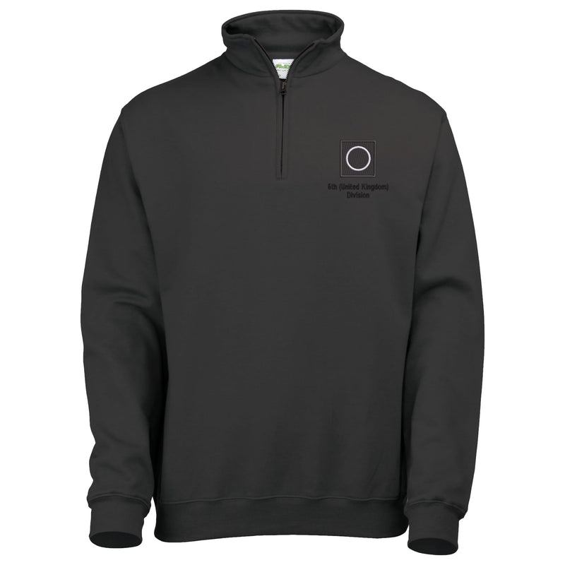 6th (United Kingdom) Division Quarter Zip Sweatshirt