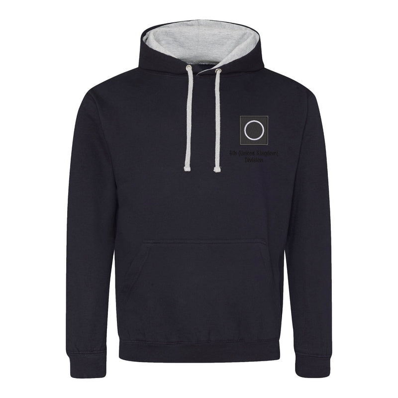6th (United Kingdom) Division Varsity Contrast Hoodie