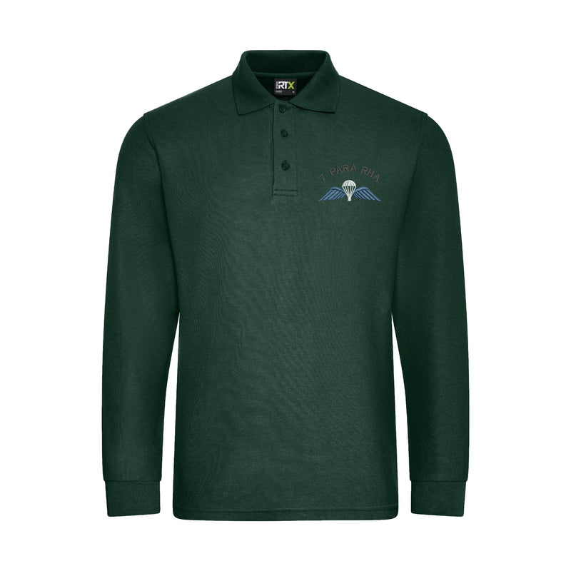 7 Para Artillery Wings Long Sleeve Polo Shirt