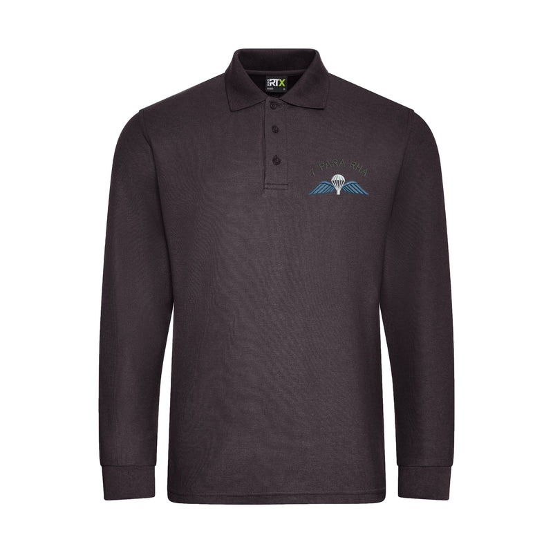 7 Para Artillery Wings Long Sleeve Polo Shirt