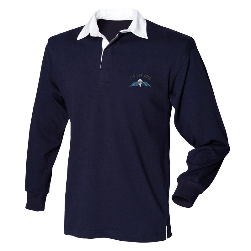 7 Para Artillery Wings Front Row Long Sleeve Rugby Shirt