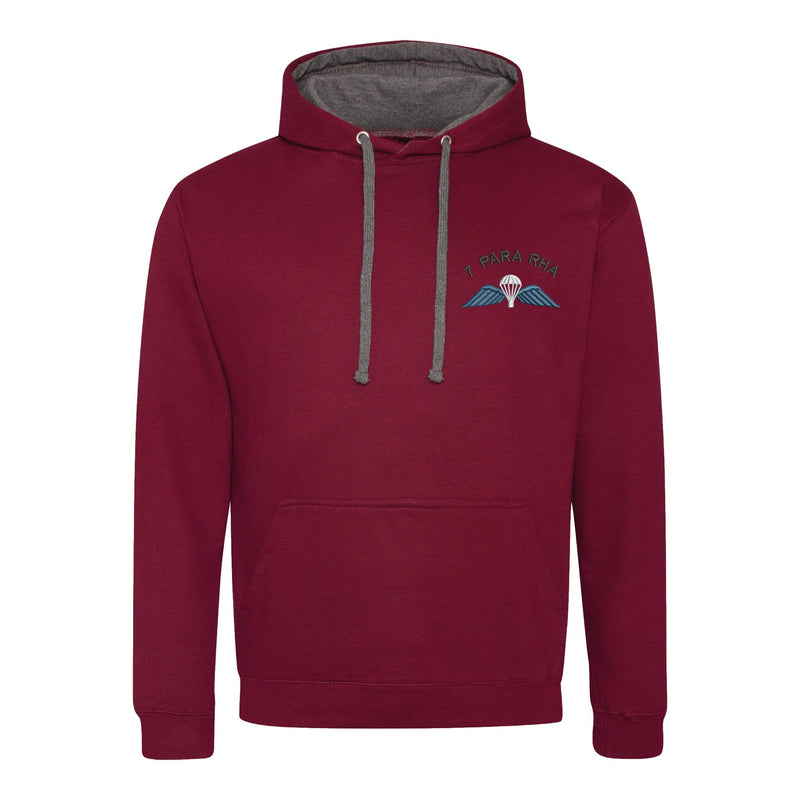 7 Para Artillery Wings Varsity Contrast Hoodie