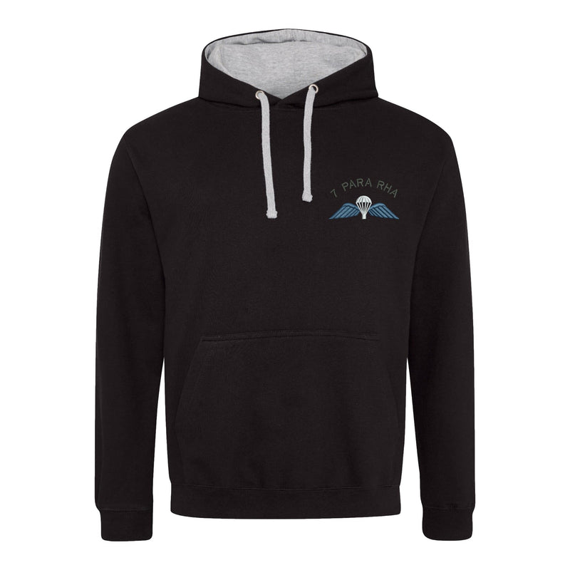 7 Para Artillery Wings Varsity Contrast Hoodie
