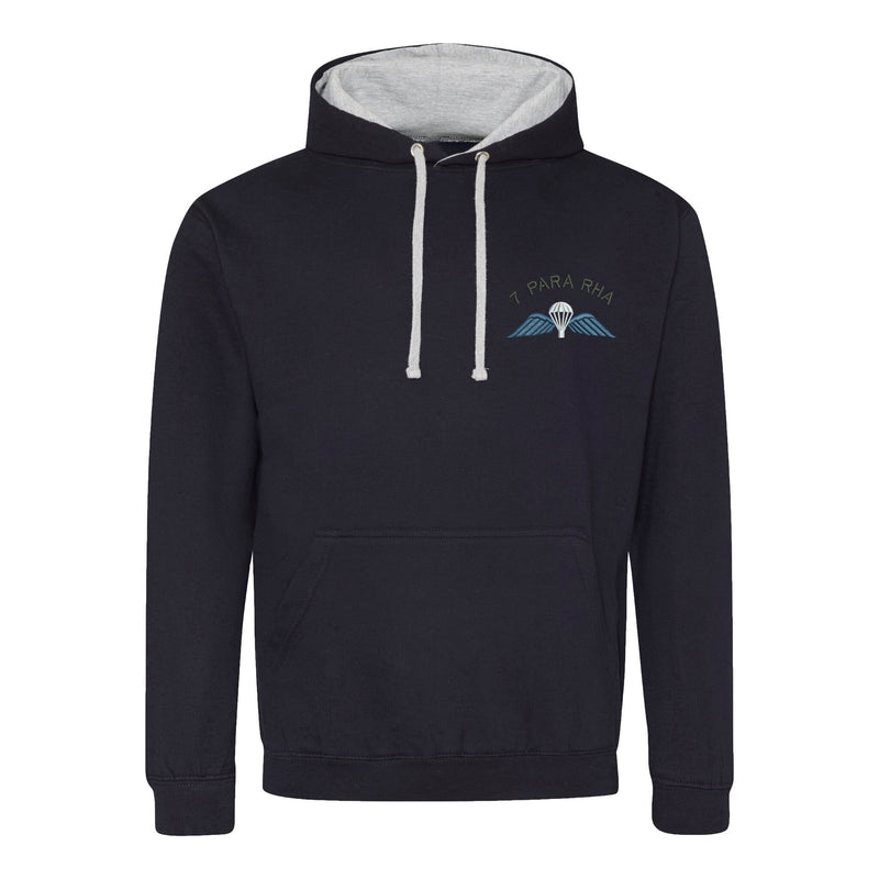 7 Para Artillery Wings Varsity Contrast Hoodie