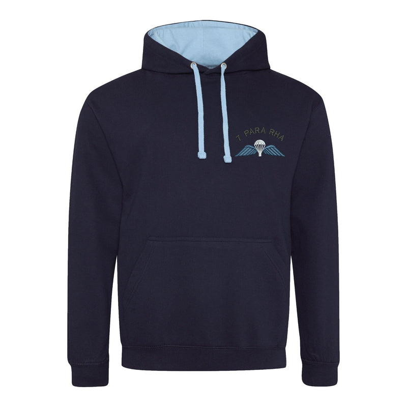 7 Para Artillery Wings Varsity Contrast Hoodie