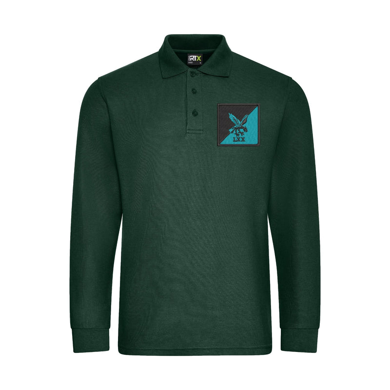 70 Field Company Long Sleeve Polo Shirt