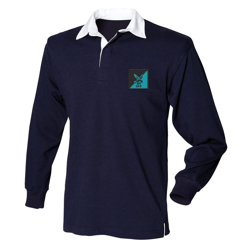 70 Field Company Front Row Long Sleeve Rugby Shirt