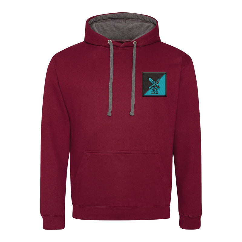 70 Field Company Varsity Contrast Hoodie