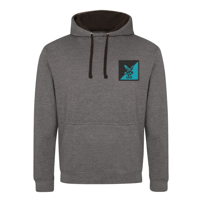 70 Field Company Varsity Contrast Hoodie