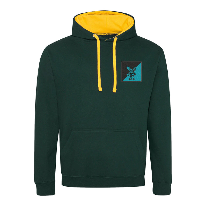 70 Field Company Varsity Contrast Hoodie
