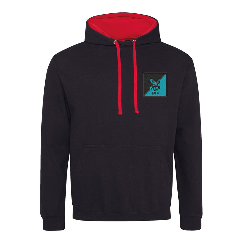 70 Field Company Varsity Contrast Hoodie