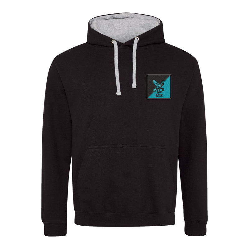 70 Field Company Varsity Contrast Hoodie