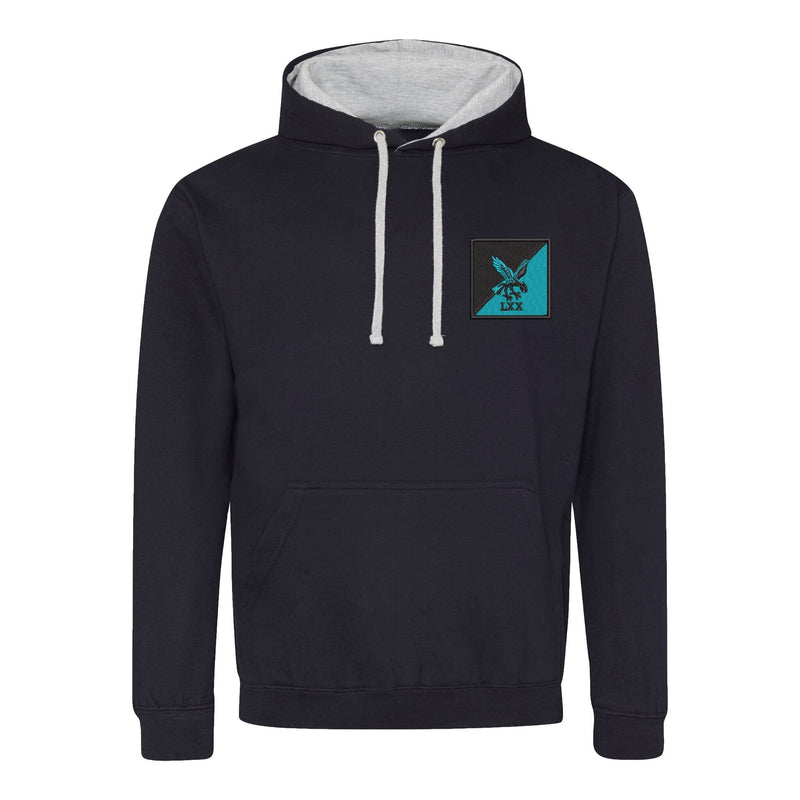 70 Field Company Varsity Contrast Hoodie
