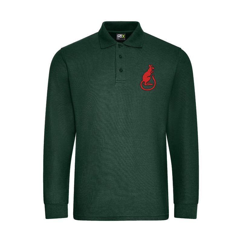 7th Armoured Division Long Sleeve Polo Shirt