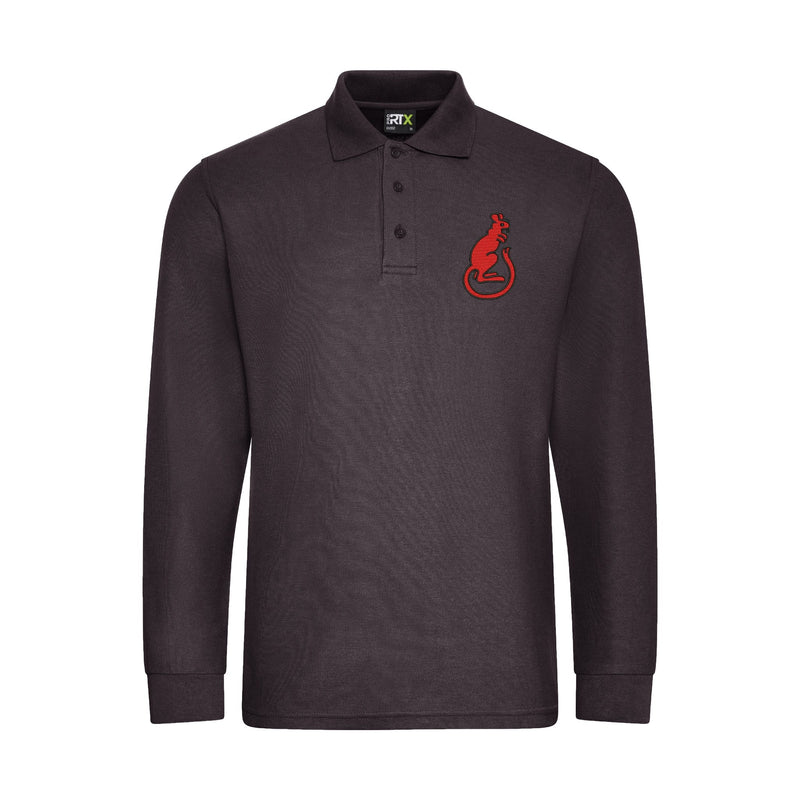 7th Armoured Division Long Sleeve Polo Shirt