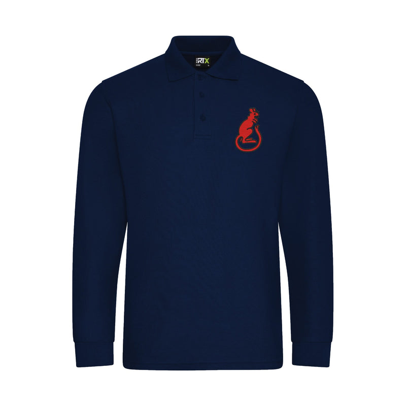 7th Armoured Division Long Sleeve Polo Shirt
