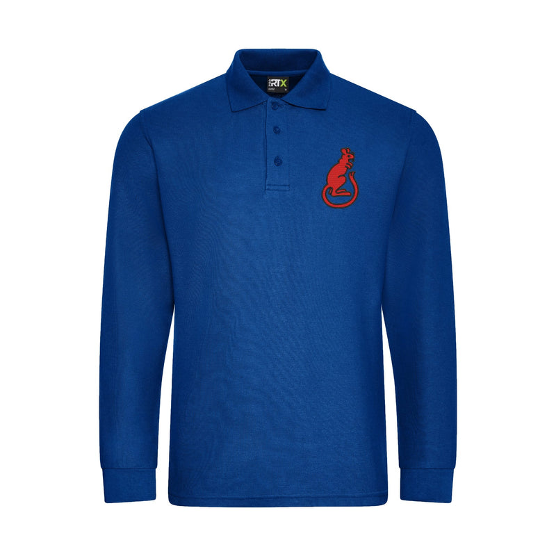 7th Armoured Division Long Sleeve Polo Shirt