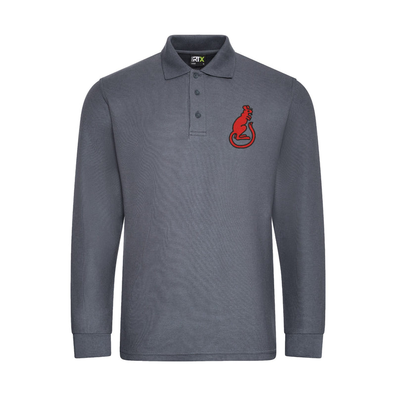 7th Armoured Division Long Sleeve Polo Shirt