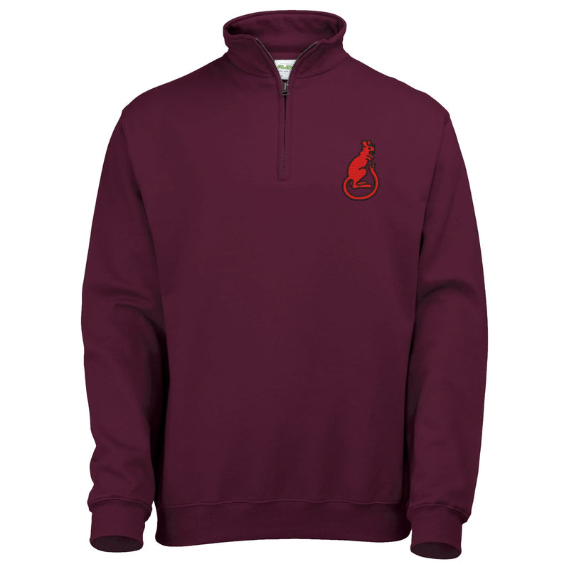 7th Armoured Division Quarter Zip Sweatshirt